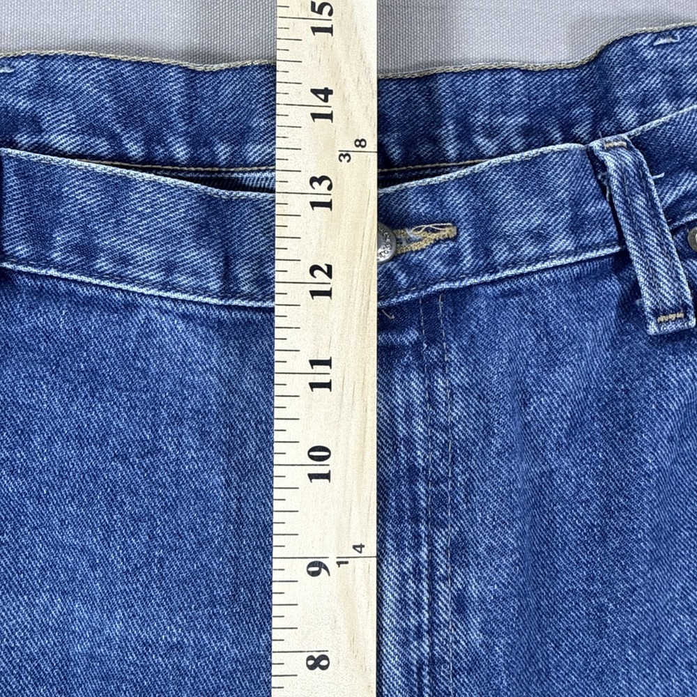 Wrangler Jeans Men's 40X29 Blue Denim Medium Wash Rugged Wear Embroidered W - Picture 12 of 12